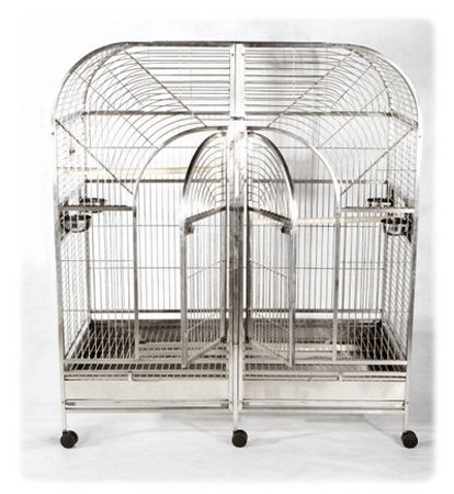 Piilani Plantation™ Extra Large Stainless Steel Bird Cage